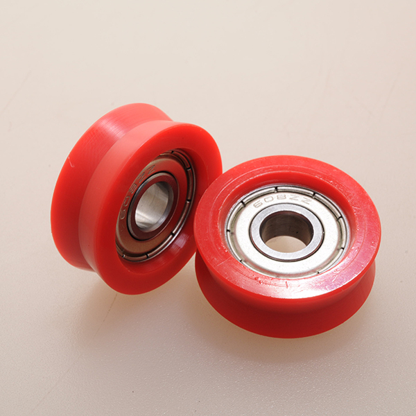 V roller wheels for sliding doors